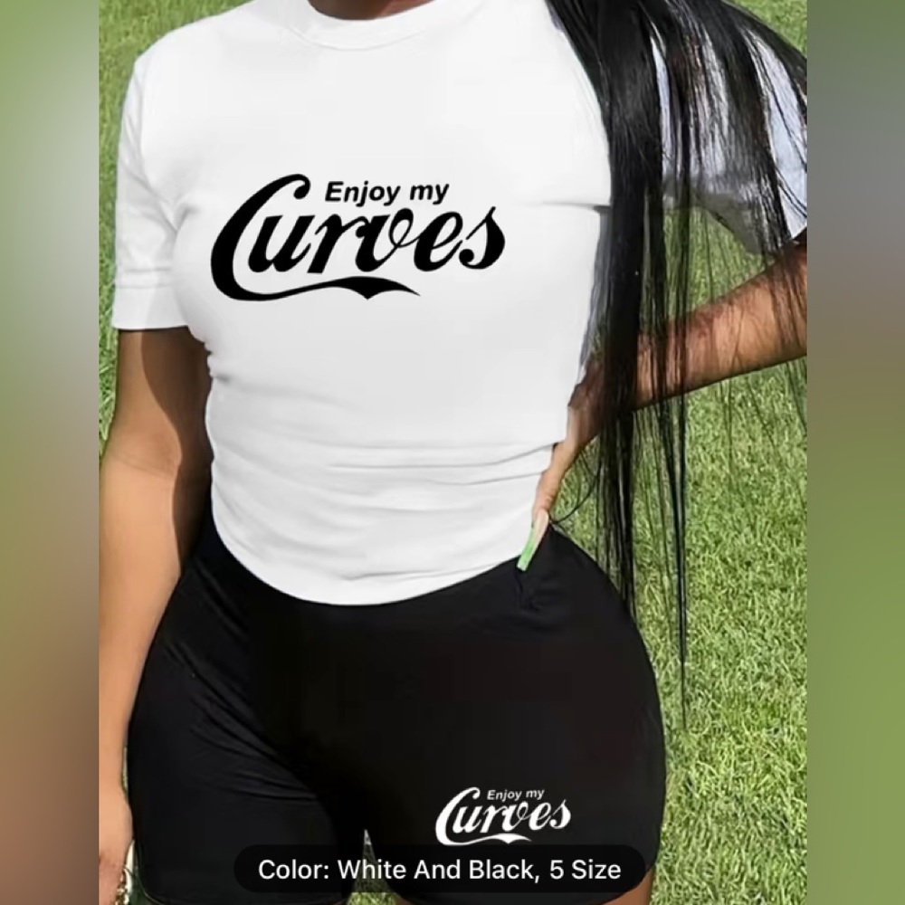 “ENJOY MY CURVES” 2 PIECE SET